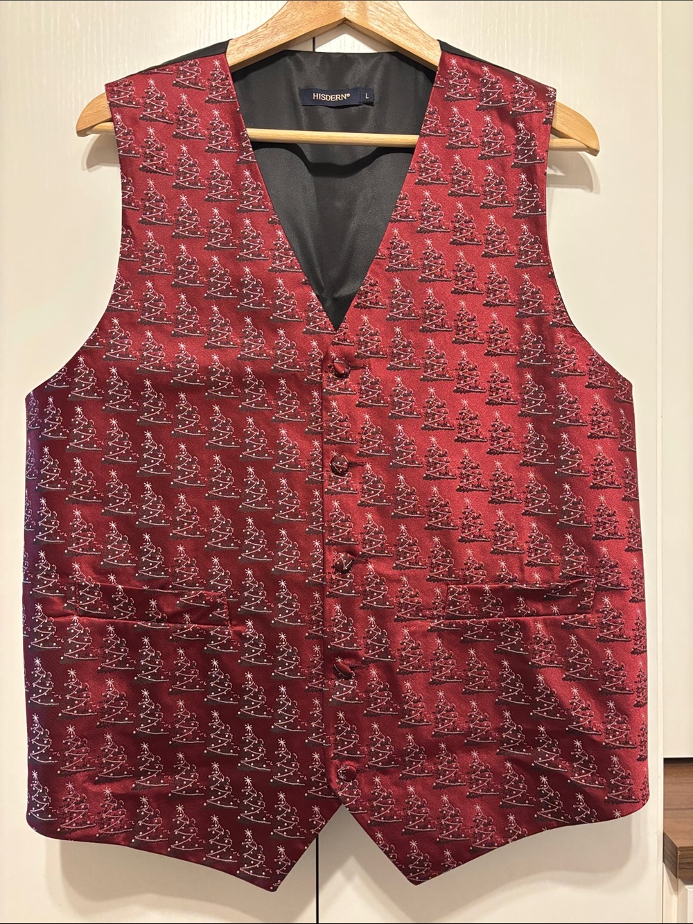 Men’s Christmas Tree Vest - L